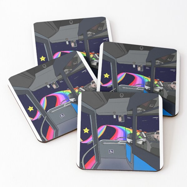Item preview, Bus driving on rainbow road  designed and sold by Swann and Fox.