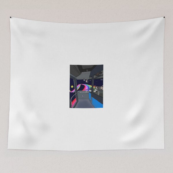 Item preview, Bus driving on rainbow road  designed and sold by Swann and Fox.