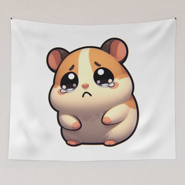 Item preview, sad hamster is cute T-Shirt & Sticker designed and sold by adambus.