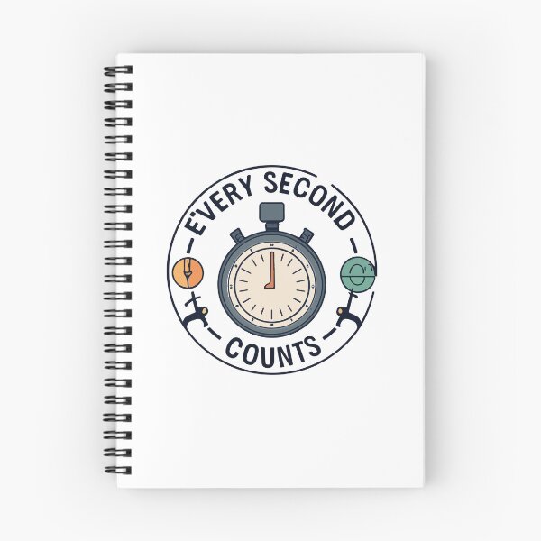 Item preview, Triathlon Stopwatch - Every Second Counts designed and sold by NiftyWrx.
