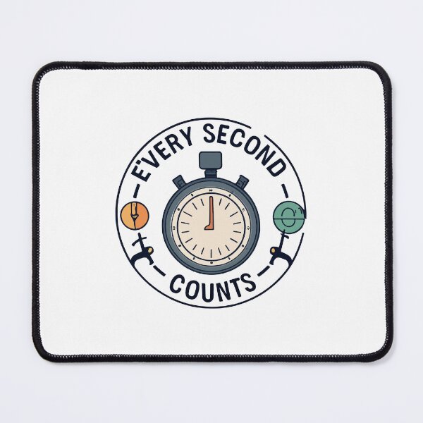 Item preview, Triathlon Stopwatch - Every Second Counts designed and sold by NiftyWrx.