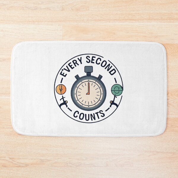 Item preview, Triathlon Stopwatch - Every Second Counts designed and sold by NiftyWrx.