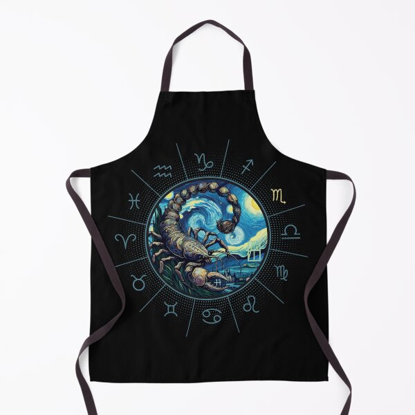 Item preview, ZODIAC Scorpio - Astrological SCORPIO - SCORPIO - ZODIAC sign - Van Gogh style - 6 designed and sold by ArtProjectShop.
