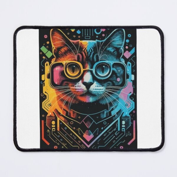 Item preview, programmer cat designed and sold by PatronesKawai.