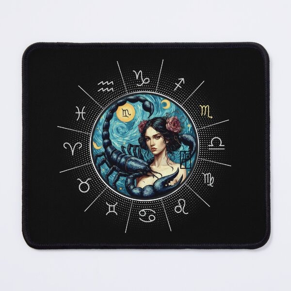 Item preview, ZODIAC Scorpio - Astrological SCORPIO - SCORPIO - ZODIAC sign - Van Gogh style - 8 designed and sold by ArtProjectShop.