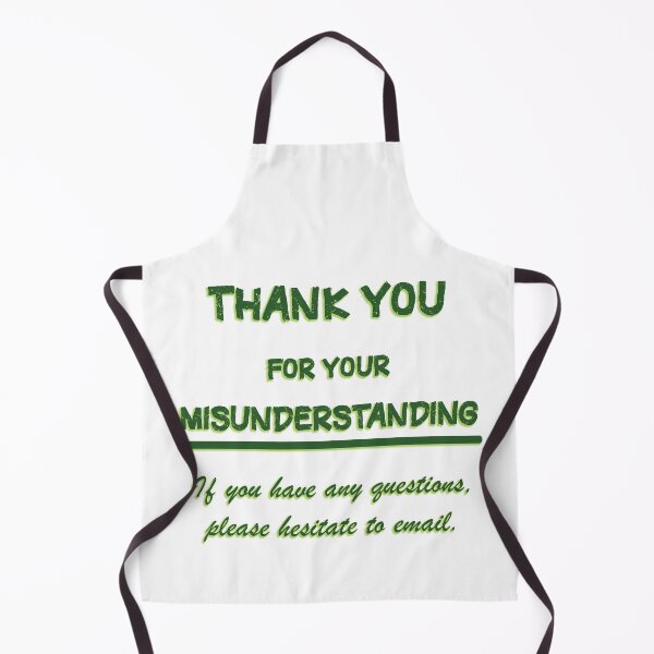 Item preview, Thank You for Your Misunderstanding designed and sold by Rebecca Woodie.