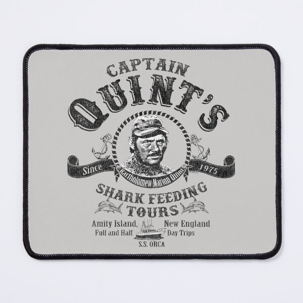 Item preview, Captain Quint's Shark Tours Worn (Universal © UCS LLC) designed and sold by Alema Art.