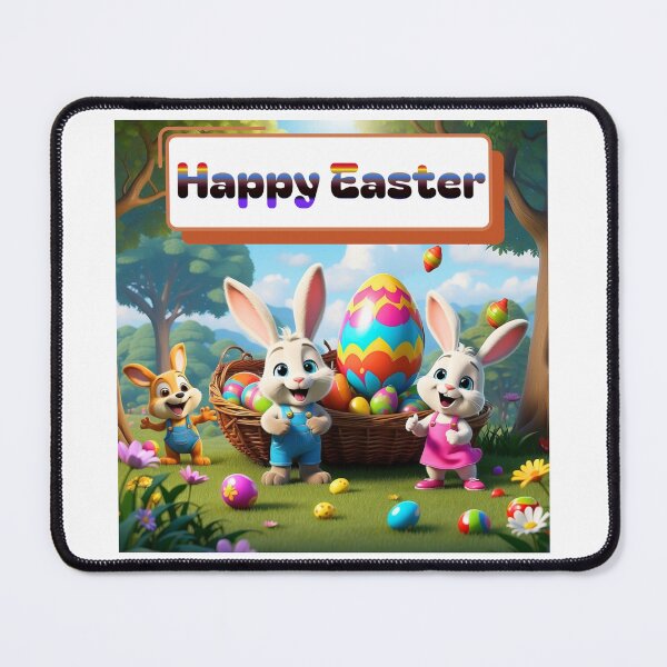 Item preview, Happy Easter Rabbit designed and sold by RoseAIArtRhythm.