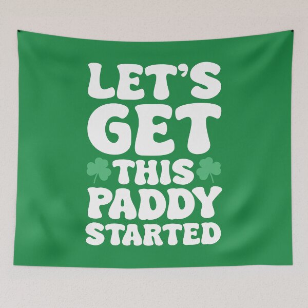 Item preview, Let's Get This Paddy Started designed and sold by kjanedesigns.