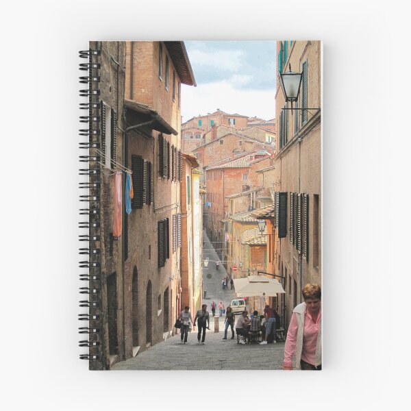 Item preview, Sunny September Steep Siena Side Street designed and sold by Violaman.