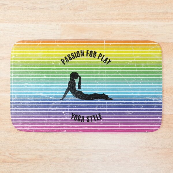 Item preview, Black silhouette of a woman in cobra pose practising yoga designed and sold by HarridanCreates.
