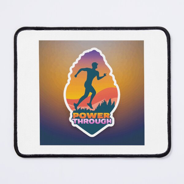 Item preview, Power Through Triathlon Sunrise Motivational Design designed and sold by NiftyWrx.