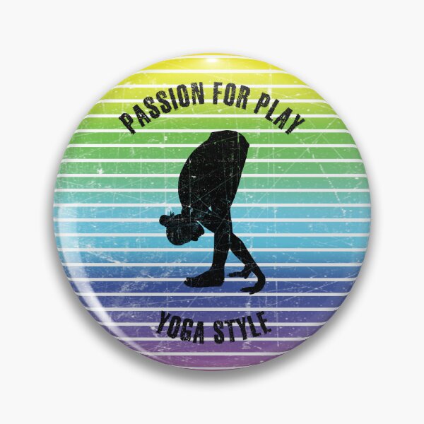 Item preview, Black silhouette of a woman in standing forward bend practising yoga designed and sold by HarridanCreates.
