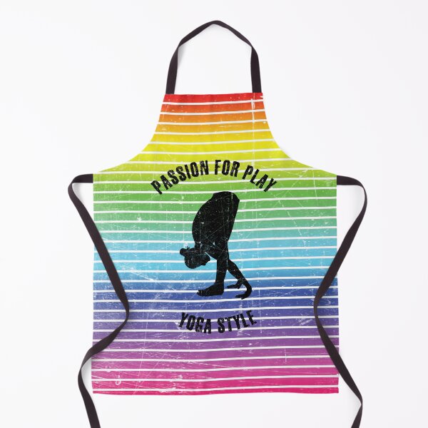 Item preview, Black silhouette of a woman in standing forward bend practising yoga designed and sold by HarridanCreates.