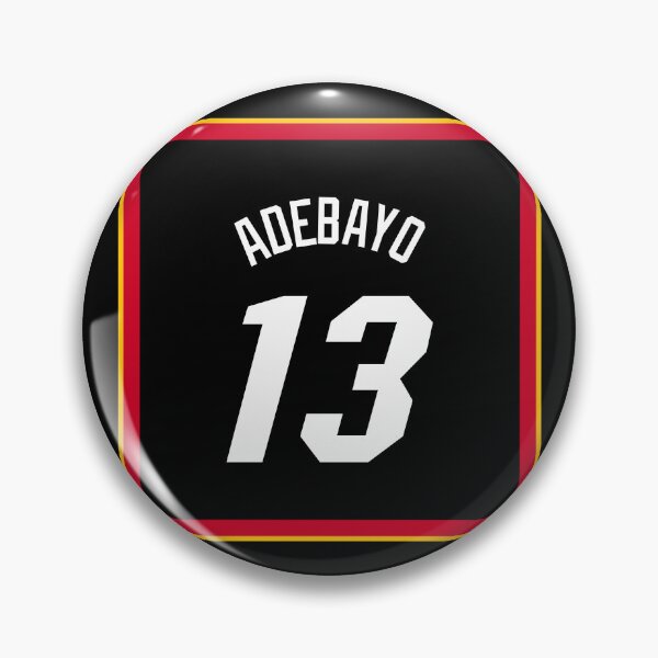 Artikelvorschau, Bam Adebayo – Miami Heat entworfen und verkauft von On Target Sports.