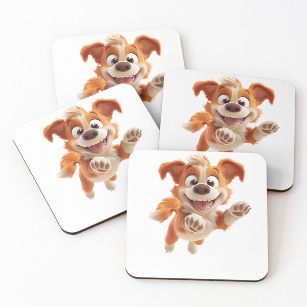 Item preview, A cute dog is jumping happily. designed and sold by Happy Shop.