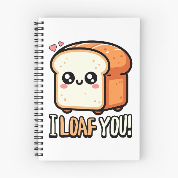Item preview, I Loaf You! Cute Bread Pun designed and sold by PMCreative.