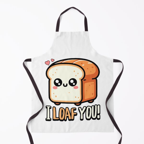 Item preview, I Loaf You! Cute Bread Pun designed and sold by PMCreative.