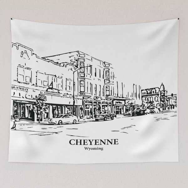 Item preview, Cheyenne - Wyoming designed and sold by Lakeric Cityscapes.
