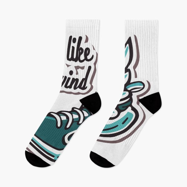 Item preview, Run Like The Wind - Minimalist Winged Shoe designed and sold by NiftyWrx.
