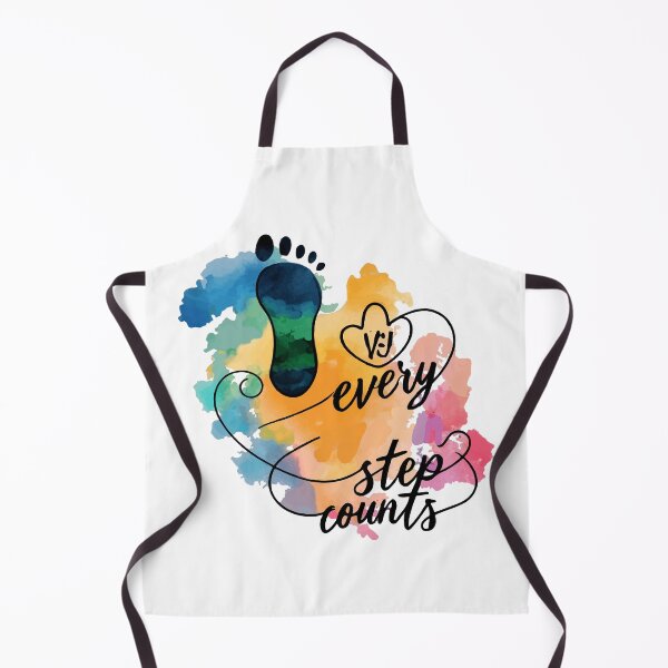 Item preview, Watercolor Footprint & Heartbeat - Every Step Counts designed and sold by NiftyWrx.