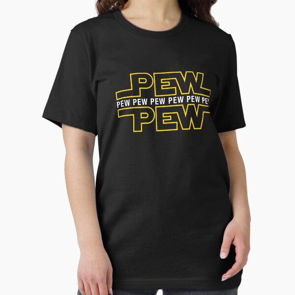 Vista previa del artículo con la obra «Pew Pew Pew», diseñado y vendido por Candywrap Studio.