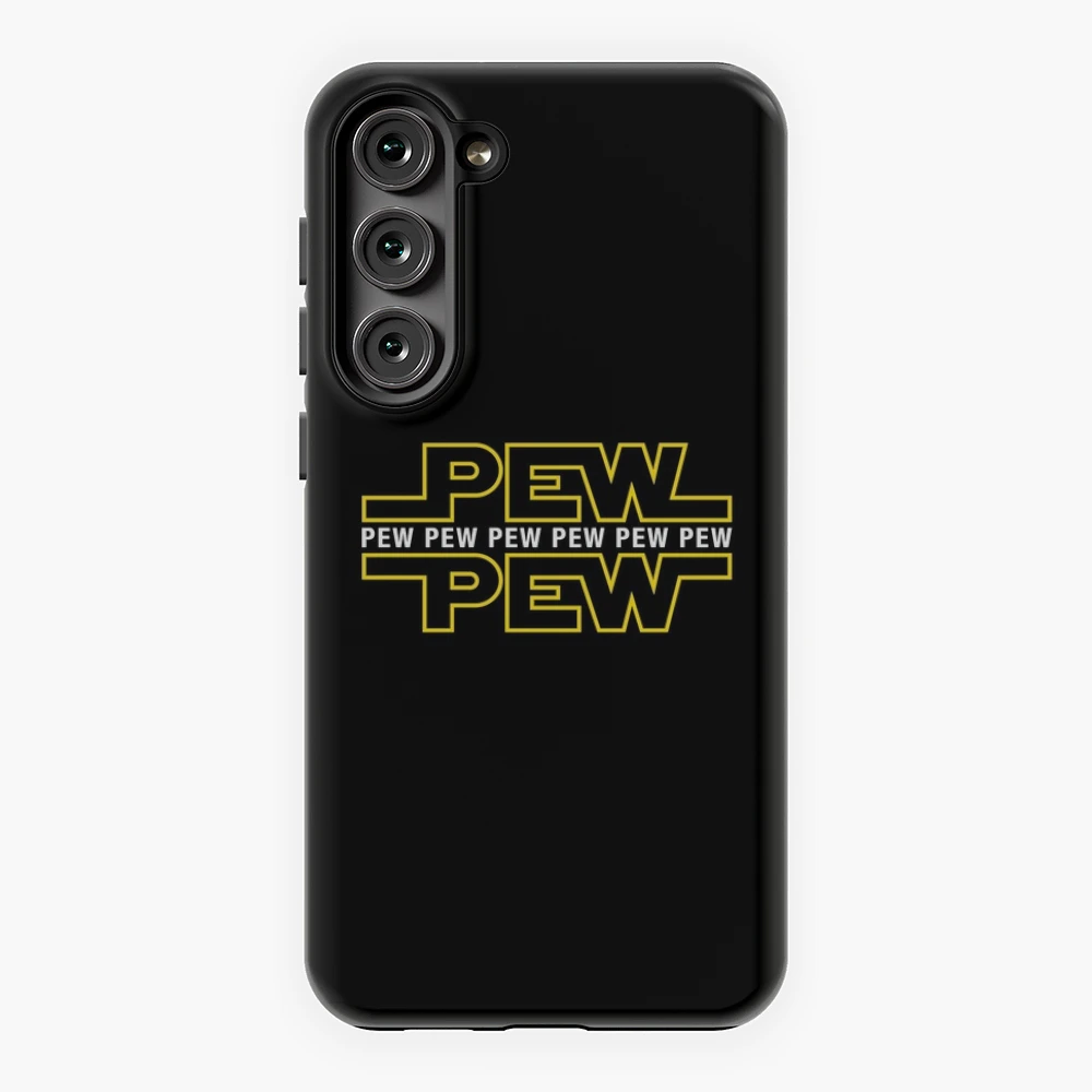 Pew Pew Pew Samsung Galaxy Phone Case for Sale by Candywrap Studio® |  Redbubble