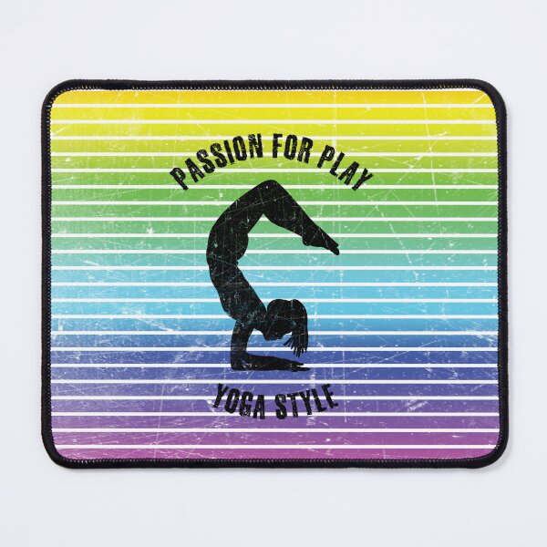 Item preview, Black silhouette of a woman in yoga scorpion pose designed and sold by HarridanCreates.