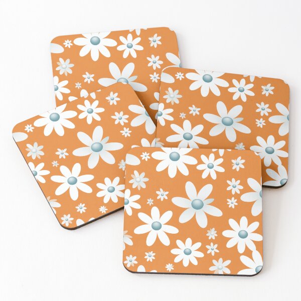 Item preview, Orange White Flower Pattern Spring Aesthetic Marguerite Blasingame Jan Berenstain designed and sold by SMARTKIT  DESIGNAGENCY.