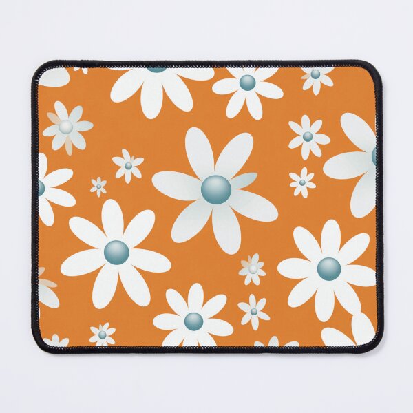 Item preview, Orange White Flower Pattern Spring Aesthetic Marguerite Blasingame Jan Berenstain designed and sold by SMARTKIT  DESIGNAGENCY.