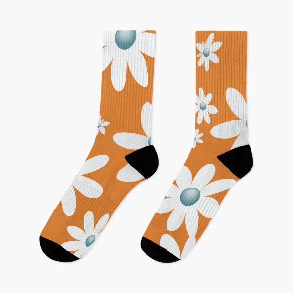 Item preview, Orange White Flower Pattern Spring Aesthetic Marguerite Blasingame Jan Berenstain designed and sold by SMARTKIT  DESIGNAGENCY.