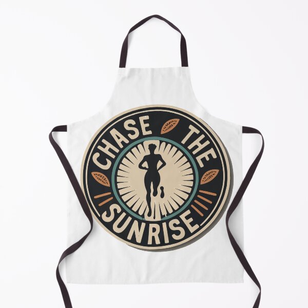 Item preview, Chase the Sunrise - Retro Runner's Motivation designed and sold by NiftyWrx.