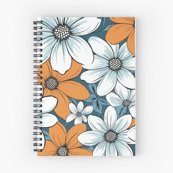 Item preview, Orange White Flower Pattern Spring Aesthetic Marguerite Blasingame Jan Berenstain designed and sold by SMARTKIT  DESIGNAGENCY.