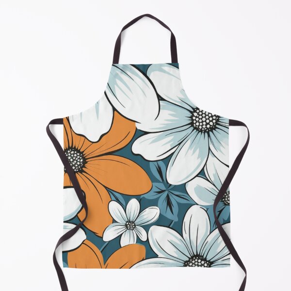 Item preview, Orange White Flower Pattern Spring Aesthetic Marguerite Blasingame Jan Berenstain designed and sold by SMARTKIT  DESIGNAGENCY.
