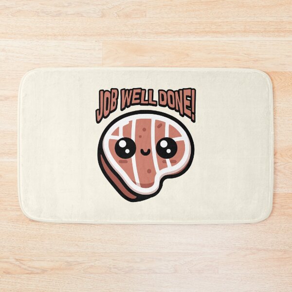 Item preview, Job Well Done! Cute Well Done Steak Pun designed and sold by PMCreative.