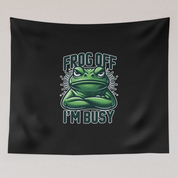Item preview, Frog off I'm busy  designed and sold by asmaa gamal.