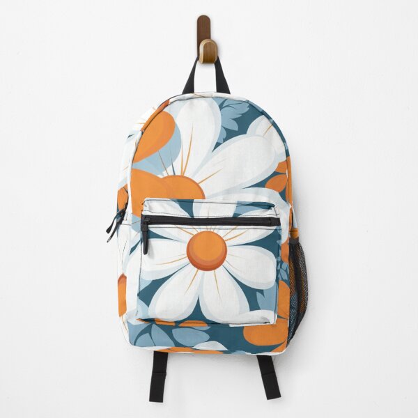 Item preview, Orange White Flower Pattern Spring Aesthetic Marguerite Blasingame Jan Berenstain designed and sold by SMARTKIT DESIGNAGENCY.