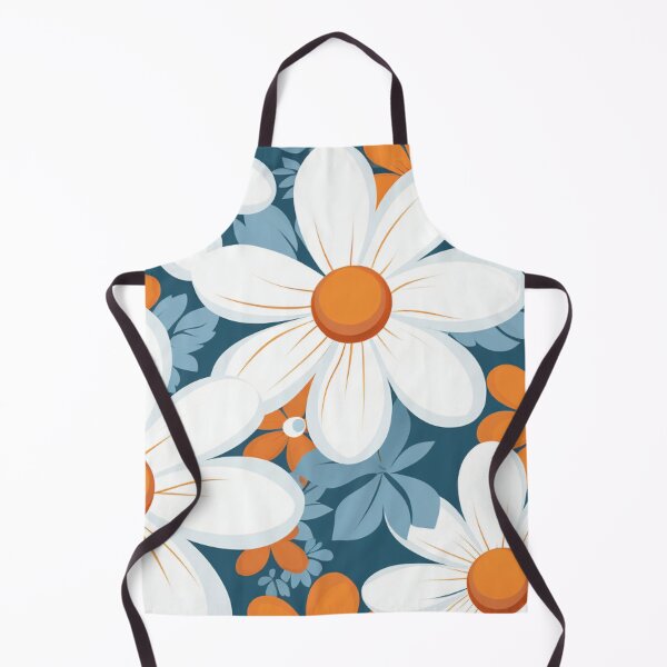 Item preview, Orange White Flower Pattern Spring Aesthetic Marguerite Blasingame Jan Berenstain designed and sold by SMARTKIT  DESIGNAGENCY.