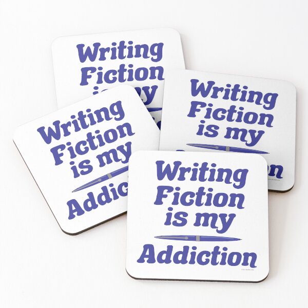 Item preview, Writing Fiction Is My Addiction Fun Quote designed and sold by mytshirtfort.