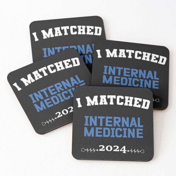 Item preview, I Matched Internal Medicine 2024 residency match day, medical student designed and sold by CREATIVEHAILART.