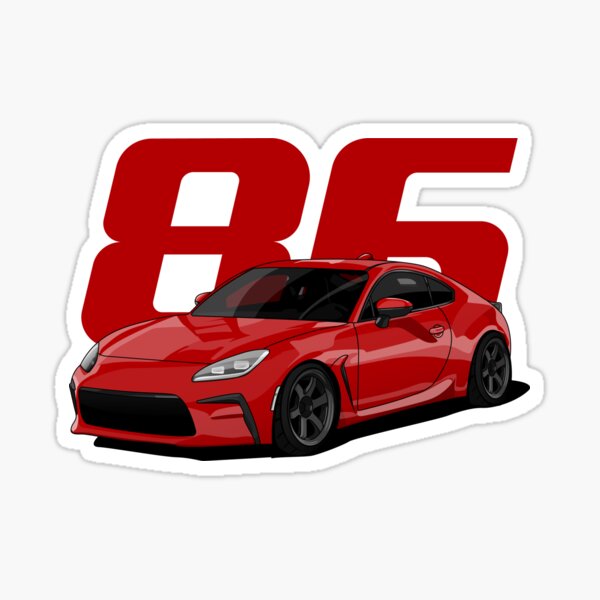 Item preview, Red Toyota GR86 designed and sold by samsgarage.