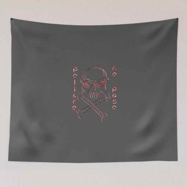 Item preview, No Passage Skull Crossbones Danger Warning Hazard Bones Risk designed and sold by 4rpixs.