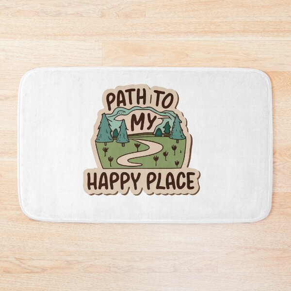 Item preview, Path to My Happy Place - Runner's Trail Illustration designed and sold by NiftyWrx.