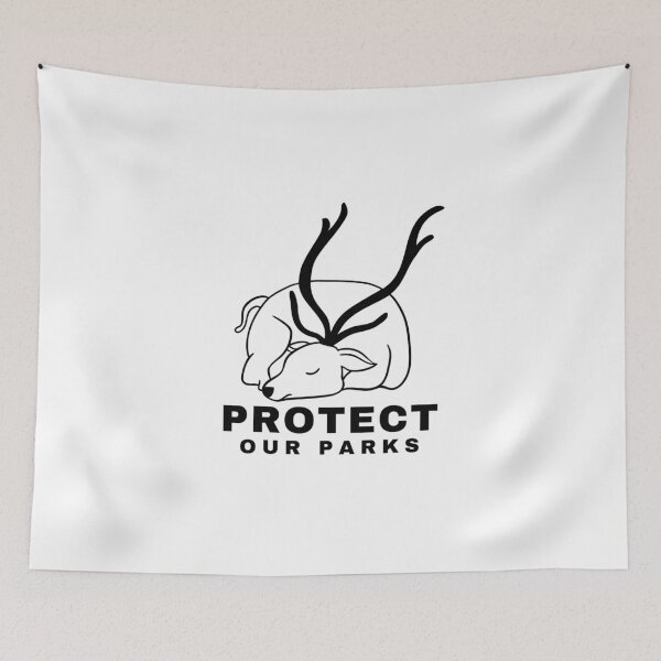Item preview, protect our parks designed and sold by storefoxmix.