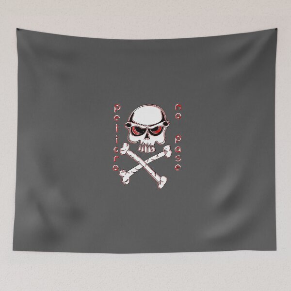 Item preview, No Passage Skull Crossbones Danger Warning Hazard Bones Risk designed and sold by 4rpixs.