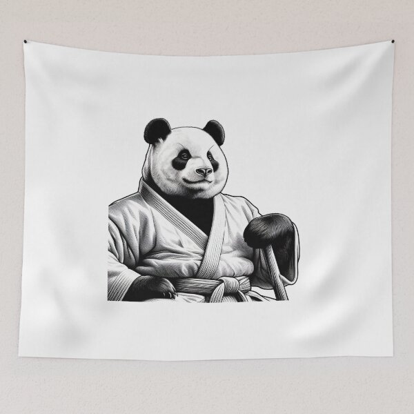 Item preview, Wise Smart Panda Gi Warrior  designed and sold by Martial-Art-23.