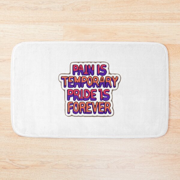 Item preview, Pain is Temporary, Pride is Forever - Motivational Quote designed and sold by NiftyWrx.