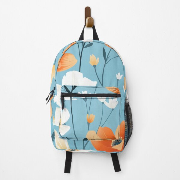 Item preview, Orange White Flower Pattern Spring Aesthetic Marguerite Blasingame Jan Berenstain designed and sold by SMARTKIT DESIGNAGENCY.