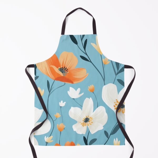 Item preview, Orange White Flower Pattern Spring Aesthetic Marguerite Blasingame Jan Berenstain designed and sold by SMARTKIT  DESIGNAGENCY.
