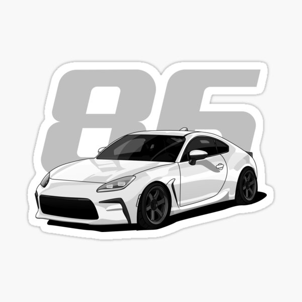 Item preview, White Toyota GR86 designed and sold by samsgarage.